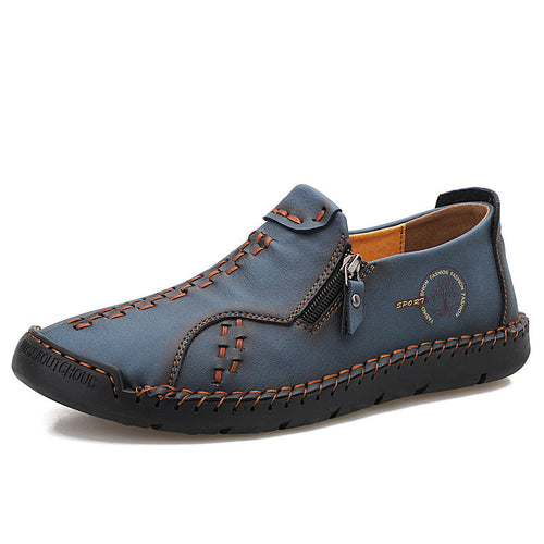 Fashion Casual Leather Shoes Solid Color Trend In The Help