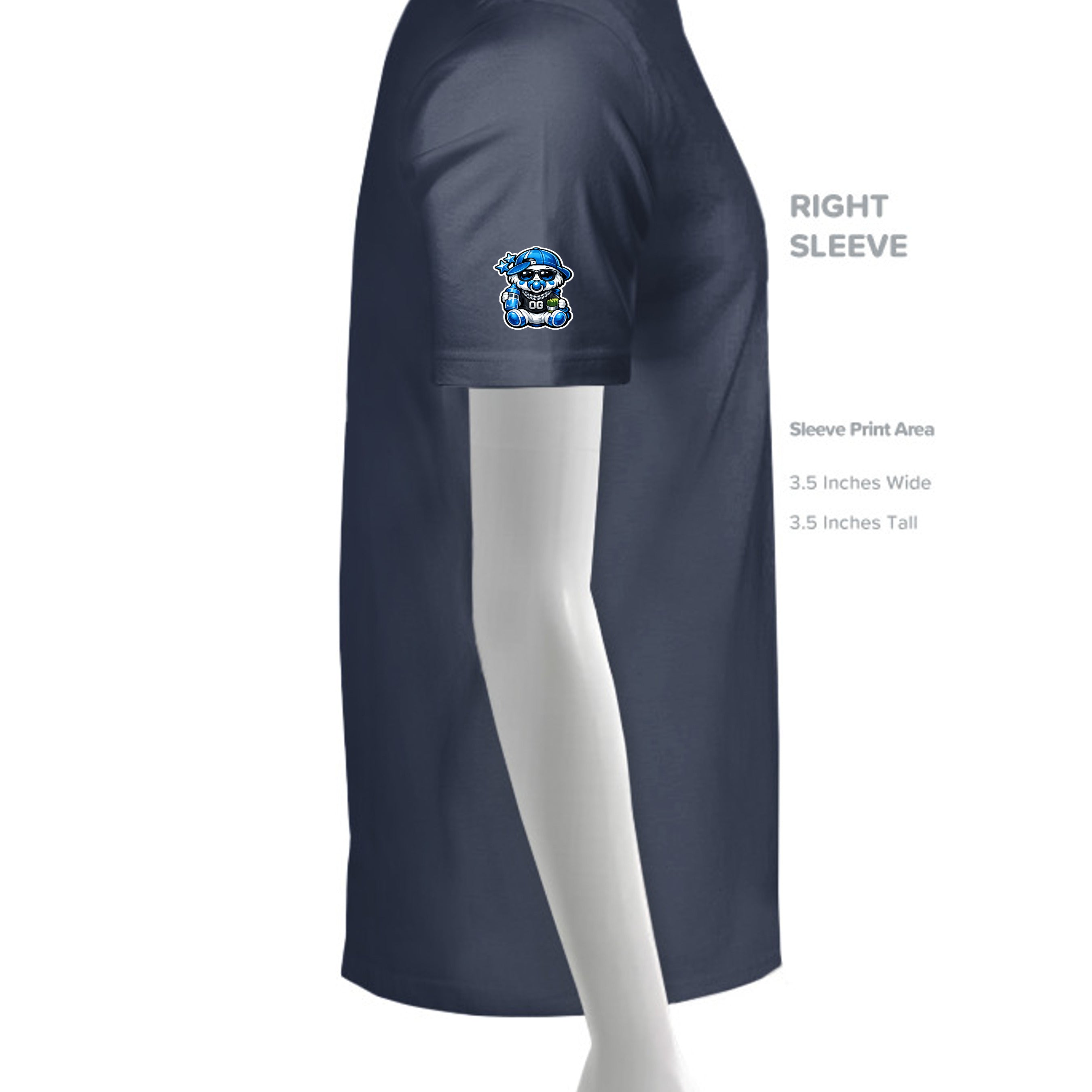 Team Navy - PC450TD - SLEEVE_RIGHT