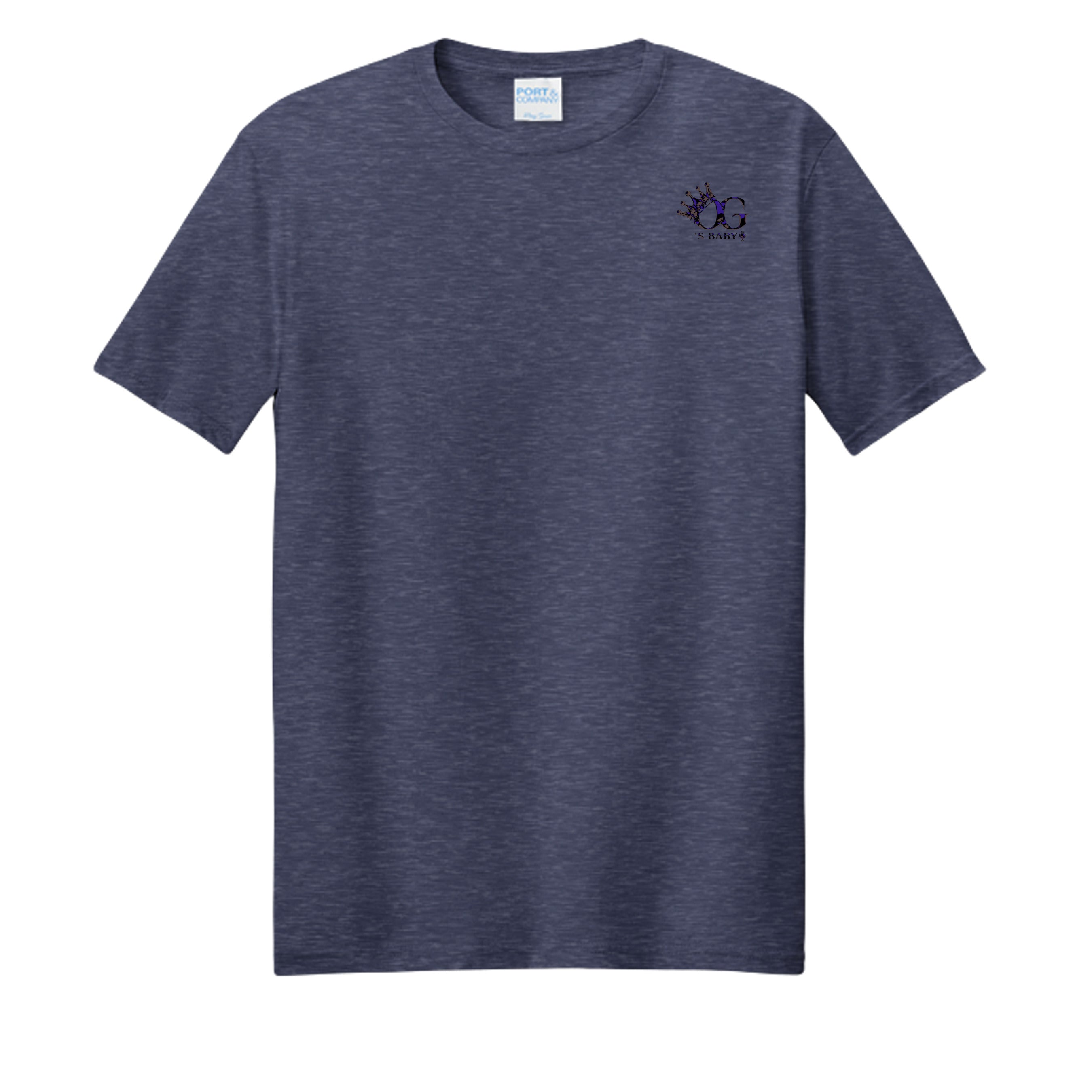 Team Navy Heather - PC455 - FRONT