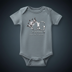 Script OgsBaby Onesie - Gray Heather