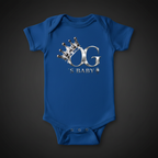 Script OgsBaby Onesie - Royal Blue